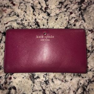 Kate Spade Burgundy Wallet
